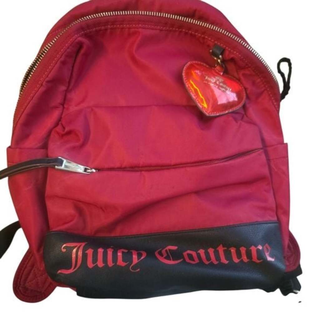 Juicy Couture Red and Black Backpack